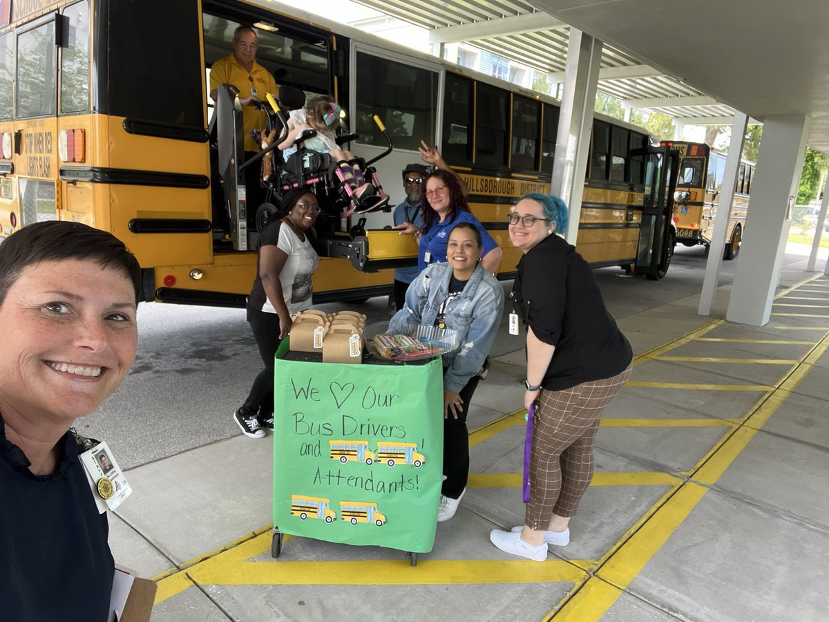 Thank you to our <a href="/HCPSLavoyEx/">LaVoy Exceptional Center</a> Bus Drivers and Attendants! You all make a huge difference to our students everyday. <a href="/VanAyresHCPS/">Van Ayres</a> <a href="/HillsboroughSch/">Hillsborough Schools</a>
