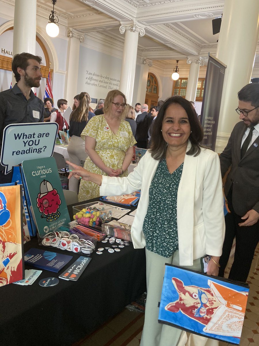 RachnaSinghNDP's tweet image. It’s #BCBookDay at the Legislature! 

Today we celebrate 10 years of honouring our local literary landscape. #BCBooks