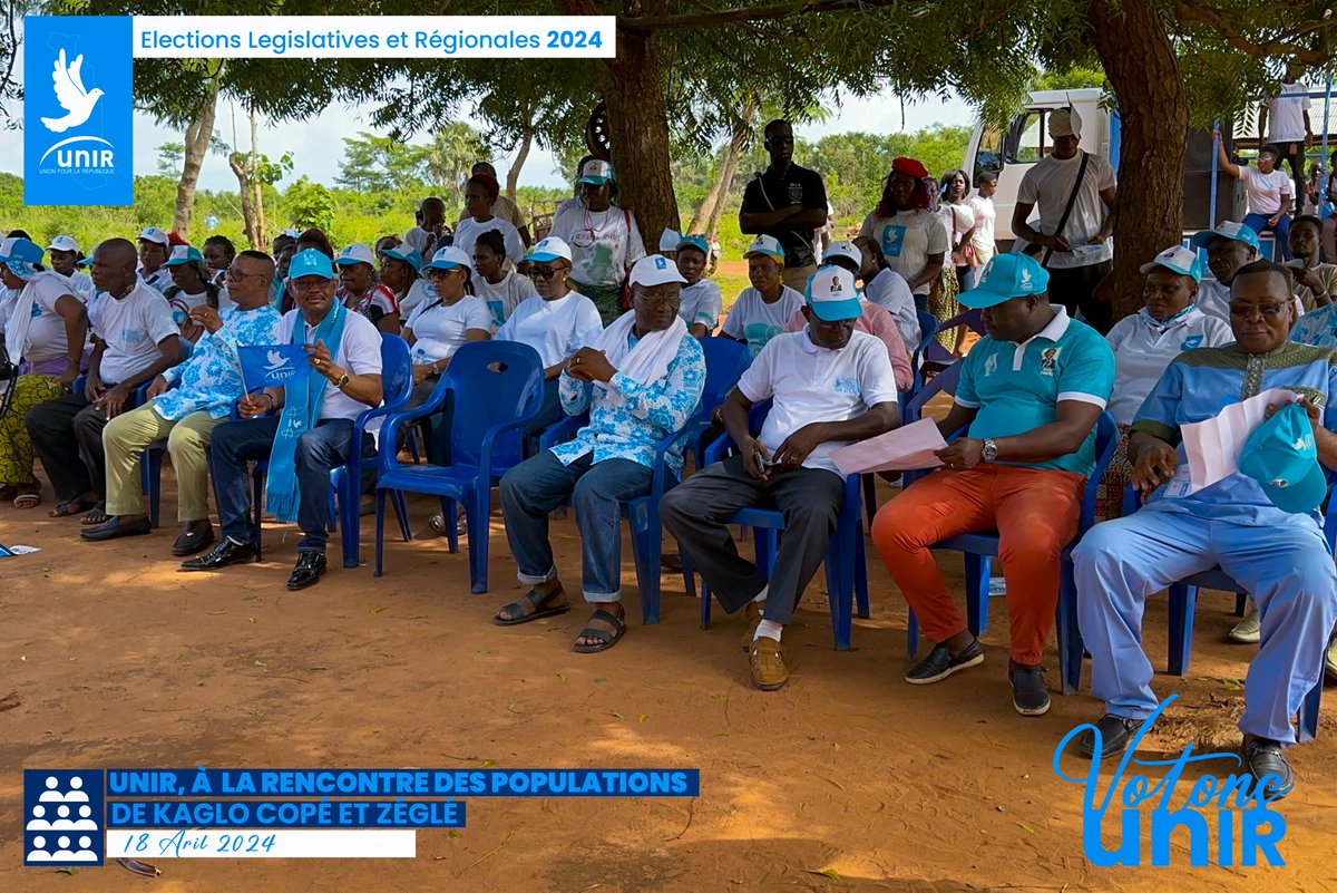 MilaAziable's tweet photo. Grande mobilisation à Kaglo Copé et Zéglé ce 18 avril avec @PartiUnir !
Échanges fructueux avec la communauté de Zio. Engageons-nous pour le progrès et la prospérité.
#TeamFEG #TeamUNIR #AllonsY #Zio #EnergizeWithMila
#ZioChoisitUnir https://t.co/JIg2nJe9bJ