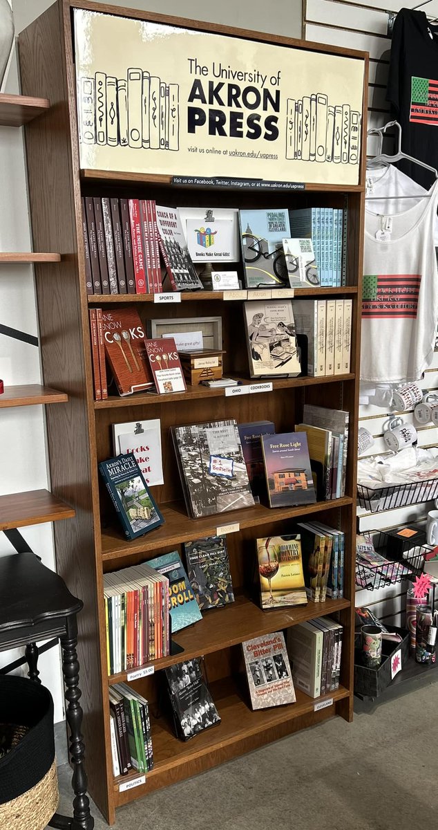 Happy #WorldBookDay2024! The @uakronpress is an amazing publisher of contemporary poetry collections & local/regional interest books (among others). They're accepting submissions for the 2024 Akron Poetry Prize. uakron.edu/uapress/ #akron #NorthsideMarketplace