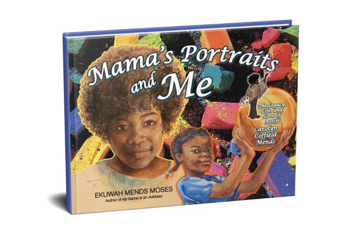 I started grieving the loss of my award-winning Mama’s artistic ability & her mobility from a young age. I wrote #MamasPortraits, a nonfiction picture book, to be a conversation starter for children, families, educators, & counselors. #MultipleSclerosis #BlackArtist