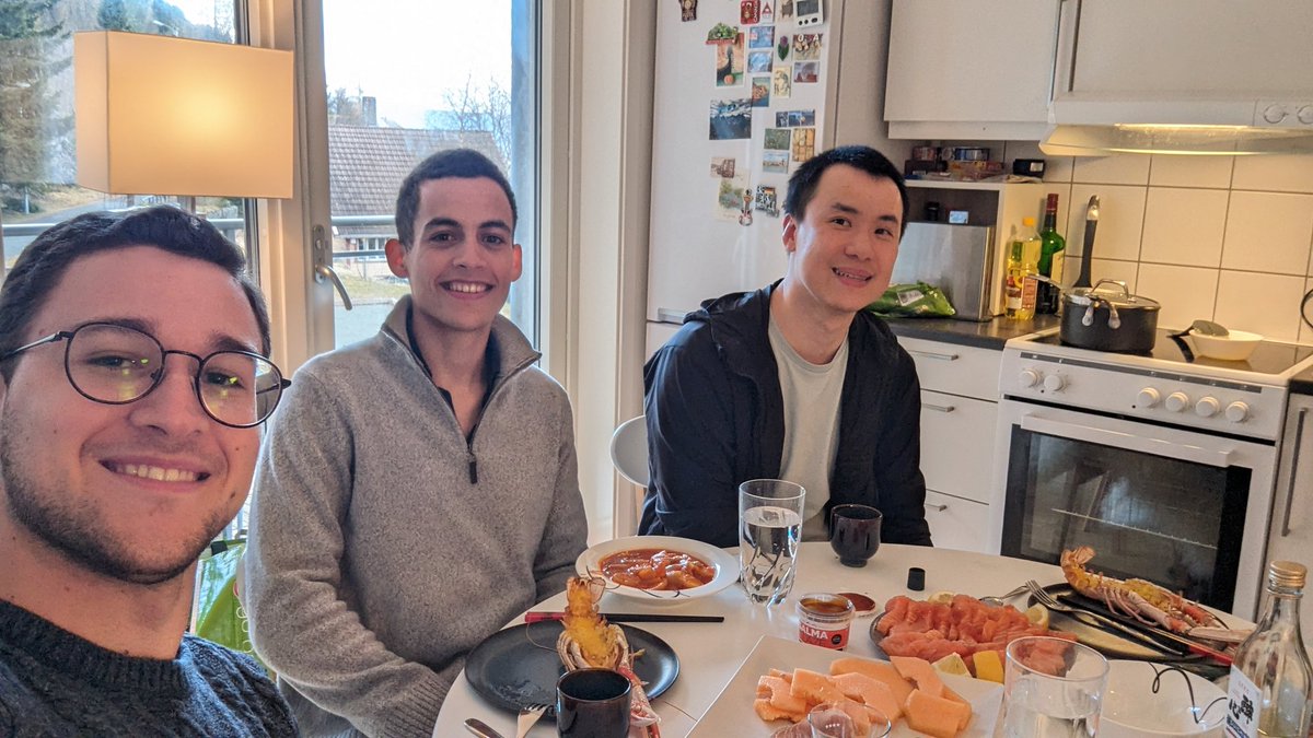 Weijian Zong (@wikizong) on Twitter photo A Norwegian seafood dinner together with <a href="/azvollan/">Abraham Zelalem Vollan</a> to welcome <a href="/Antonio_lorca_/">Antonio Lorca-Cámara</a> the first postdoc in Zong lab arrived safely in Trondheim!!! A Norwegian seafood dinner together with <a href="/azvollan/">Abraham Zelalem Vollan</a> to welcome <a href="/Antonio_lorca_/">Antonio Lorca-Cámara</a> the first postdoc in Zong lab arrived safely in Trondheim!!!