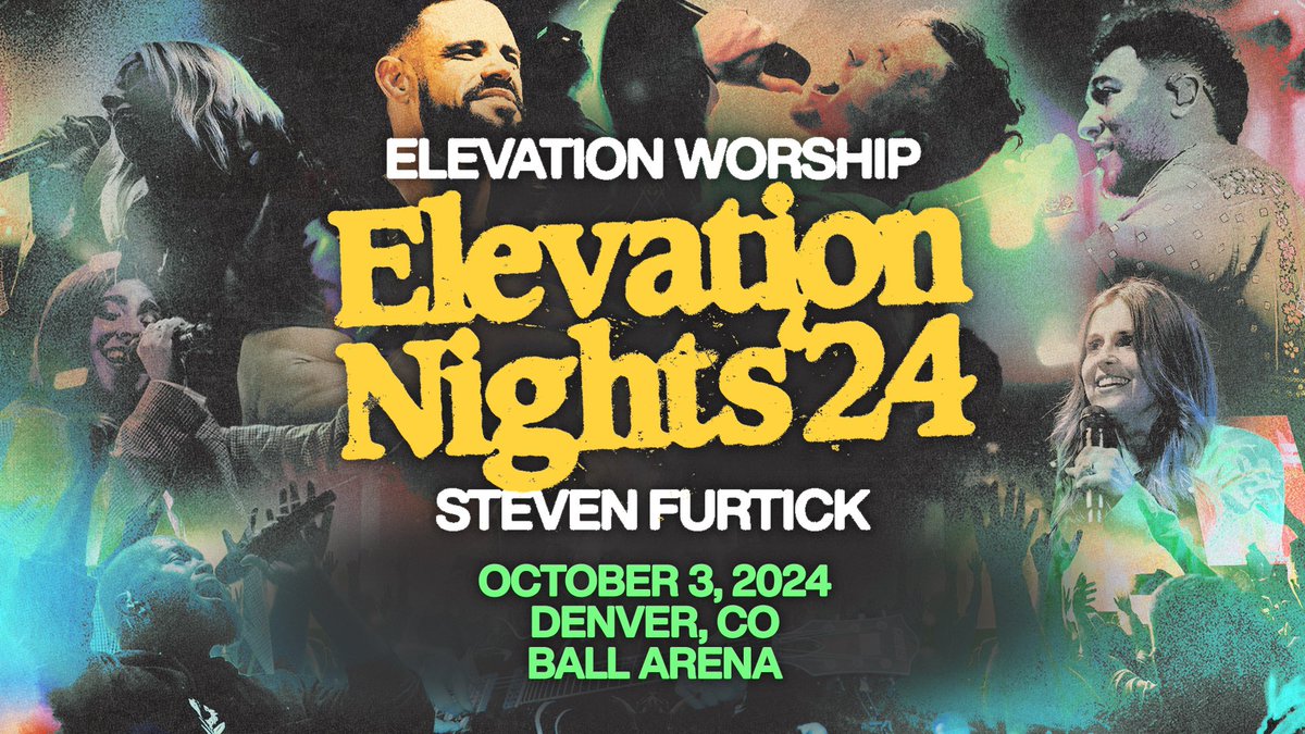 JUST ANNOUNCED❗️ Elevation Nights is coming to Ball Arena on October 3! 🎉 Use code: WORSHIP on Thursday May 2 to get your tickets to see @elevation_wrshp and Pastor @stevenfurtick! Public onsale is Friday May 3. 🎟️: tix.ballarena.com/24ElevationWor…