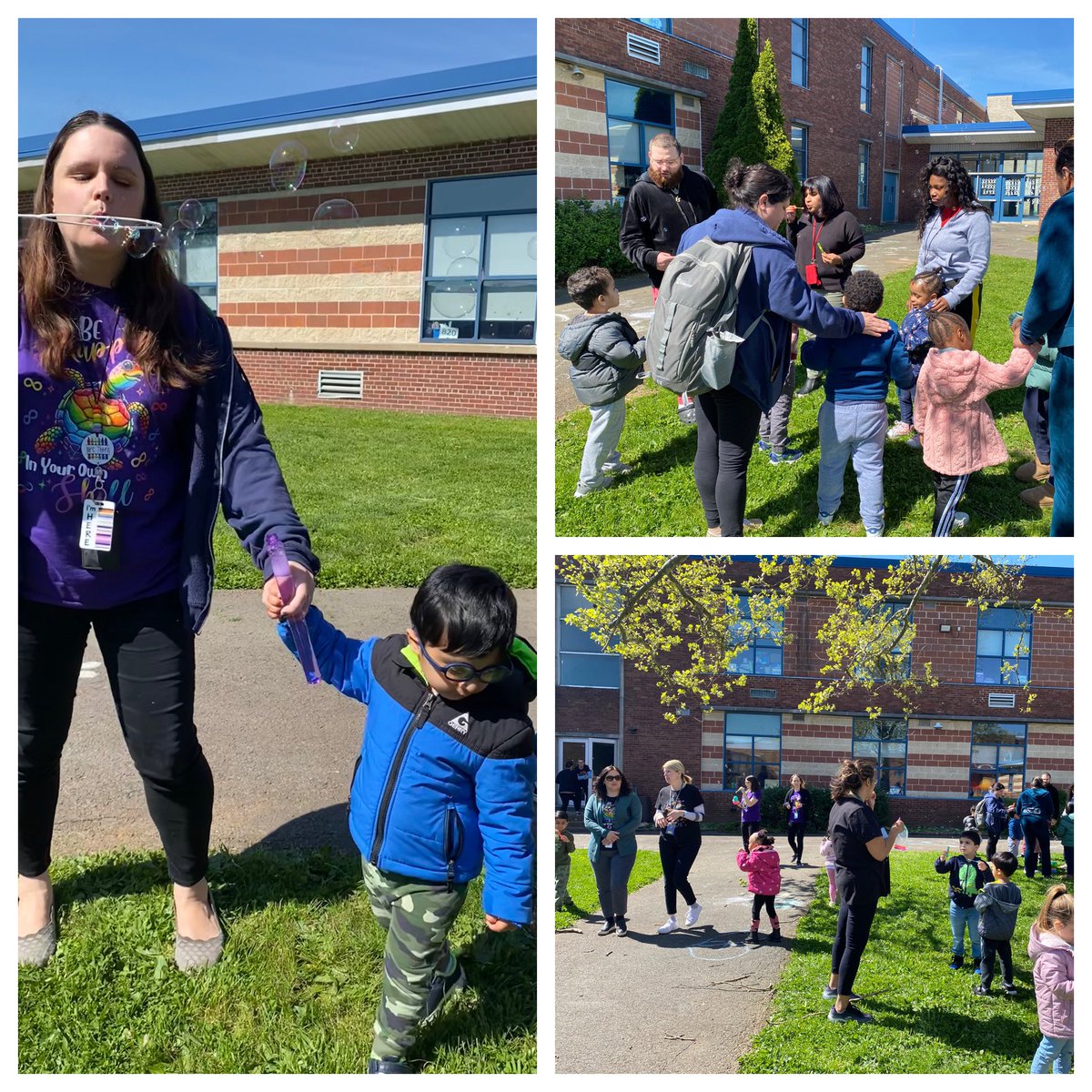 MrsThornsWorld's tweet image. #AutismAcceptanceMonth in full effect at the @NBTECC! #BubblesForAutism might be my favorite day of the year. #MrsThornsRoseGarden #NBTeamPreschool #NBTECCisRedHot @Ms_D_PreK @MNbtecc @mrpassner