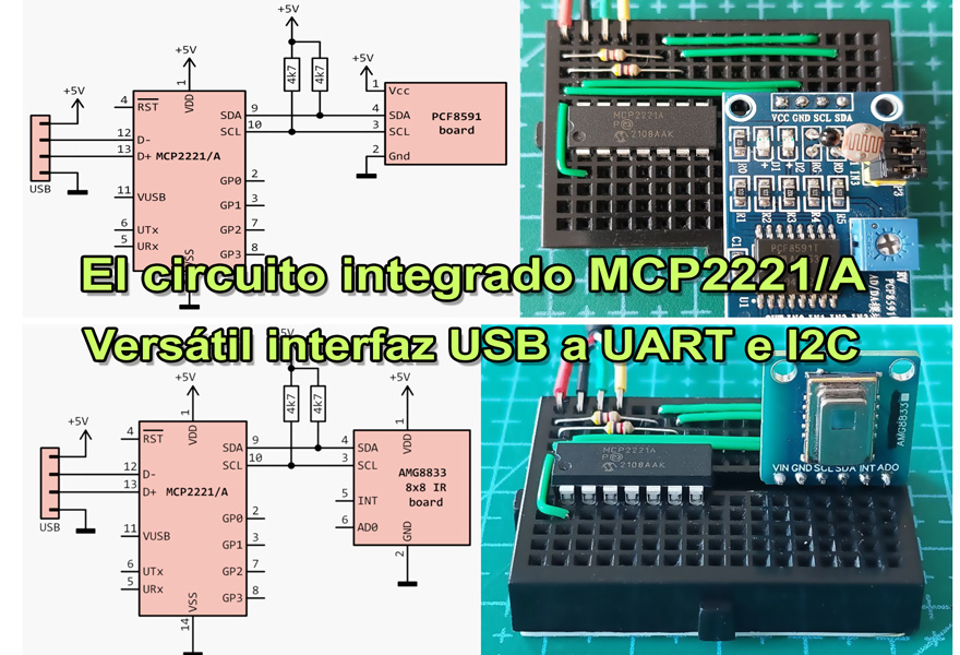 El circuito integrado MCP2221/A - Características, funciones y aplicación del MCP2221, interfaz USB a UART e I2C para comunicación desde la PC con microcontroladores, sensores, actuadores,...
apuntesdeelectronica.com/microcontrolad…

#microcontroladores #circuitoselectronicos #arduino #i2c
