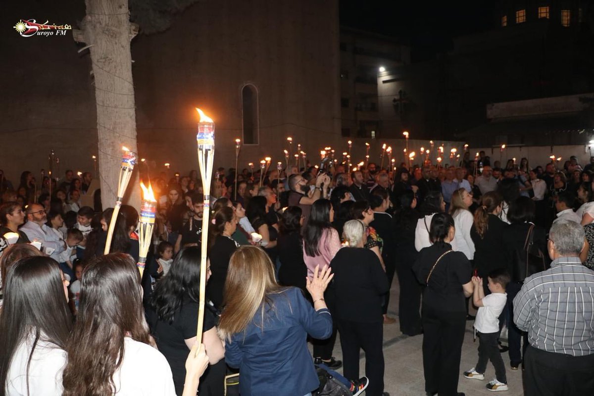 Sayfo/Genocide 1915
#armenians 
The  Armenian Orthodox Church in Qamishli/NE-Syria commemorated today the 109th anniversary of the Armenian Genocide.