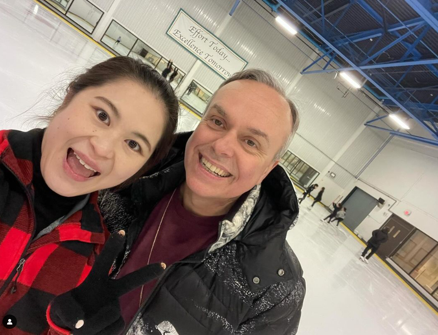 From David Wilson: 'Special treat to create 2 new gala pieces with Satoko Miyahara that she will perform in this years upcoming Fantasy On Ice tour in Japan. Such a pleasure to work with you again Satoko!! 🥰🥰🥰' 🇯🇵 #SatokoMiyahara #宮原知子 #FigureSkating…