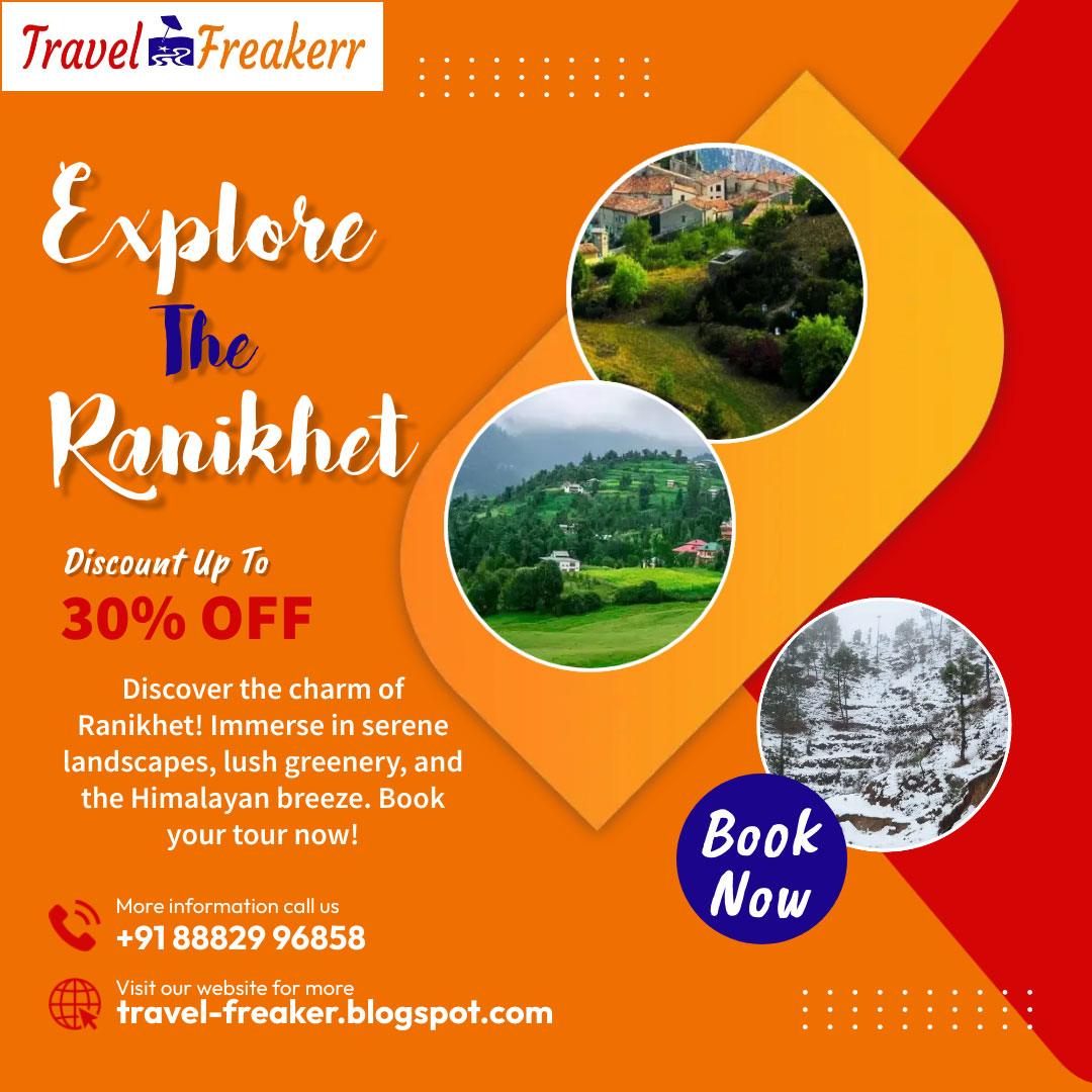 Discover the charm of Ranikhet! Immerse in serene landscapes, lush greenery, and the Himalayan breeze. Book your tour now! #RanikhetTour #HimalayanGetaway #ExploreRanikhet #NatureLovers #TravelGoals #MountainEscape #UttarakhandDiaries #ScenicBeauty #AdventureAwaits #TravelIndia