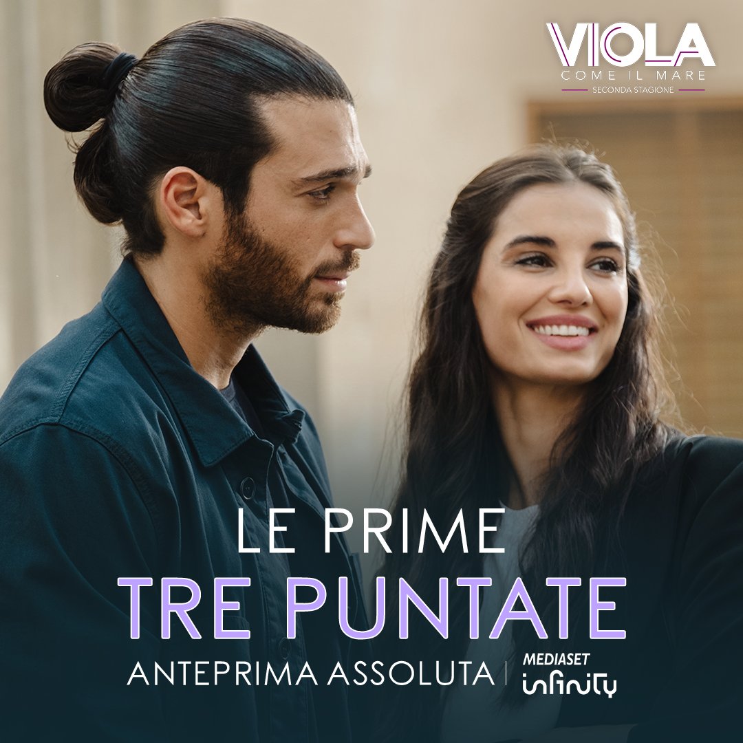 MedInfinityIT's tweet photo. Qualcosa di inaspettato porterà scompiglio tra Viola e l’ispettore Demir… 😏
Solo per te, in ANTEPRIMA ASSOLUTA, le prime tre puntate della seconda stagione di Viola come il mare sono disponibili gratis su Mediaset Infinity 💜 https://t.co/1cNxxeF9Rf