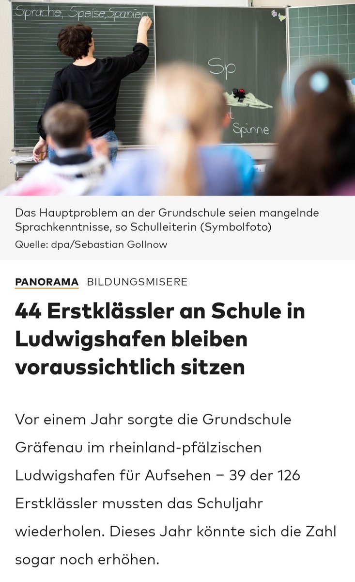 98 Prozent der Kinder an der Gräfenauschule hätten einen Migrationshintergrund, sagte die Schulleiterin Mächtle vergangenes Jahr WELT AM SONNTAG. Viele der Schüler besuchten vor ihrer Einschulung zudem nie eine Kita. Die Grundschule hat zusätzlich einen Inklusions-Schwerpunkt.