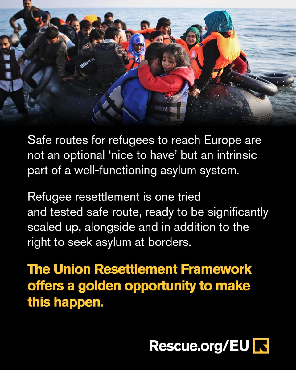 Though the EU Migration and Asylum Pact approved this month bodes poorly for people seeking asylum, the new Union Resettlement Framework adopted with it offers a glimmer of hope for vulnerable people seeking protection in Europe. Read the IRC's statement: rescue.org/eu/press-relea…