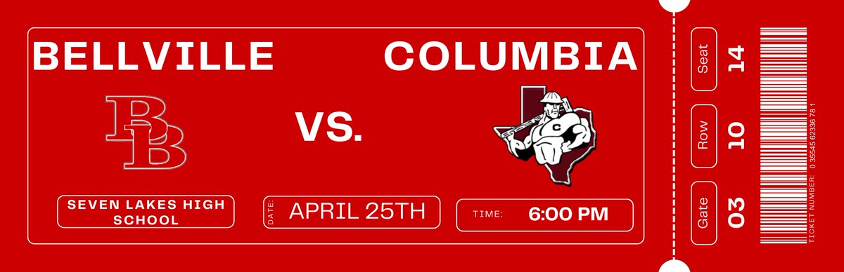 Here's the link to Thursday's Bi-District Playoff Game against Columbia!! We hope to see y'all there!! vancoevents.com/us/CKST