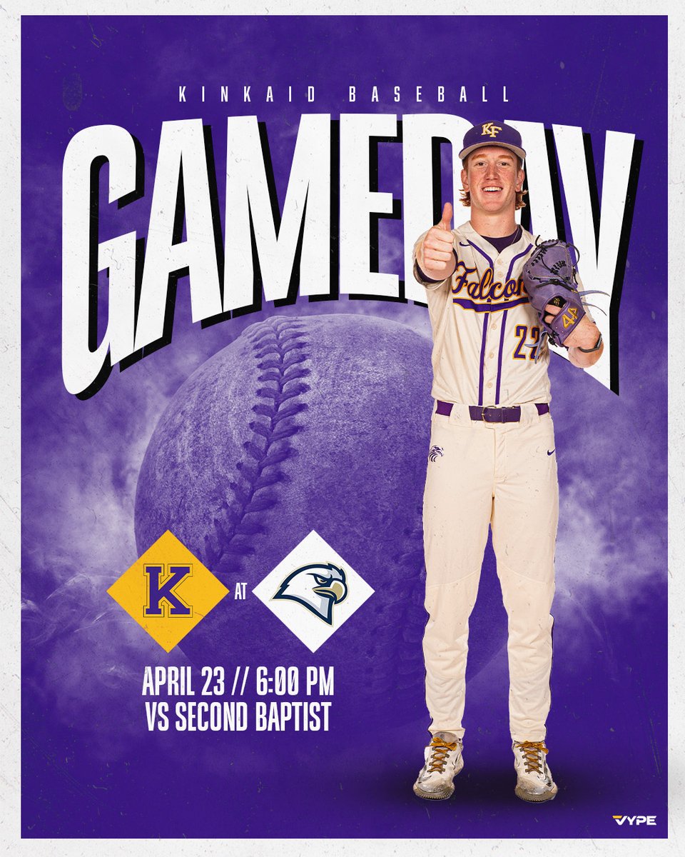Game day vibes! Tonight, our Baseball Team steps up to the plate as they face Second Baptist at home. Sending a grand slam of luck and support their way! Let's bring the cheers, bring the energy, and bring home the win! #TalonsUp #KinkaidBaseball #WhereYouBelong