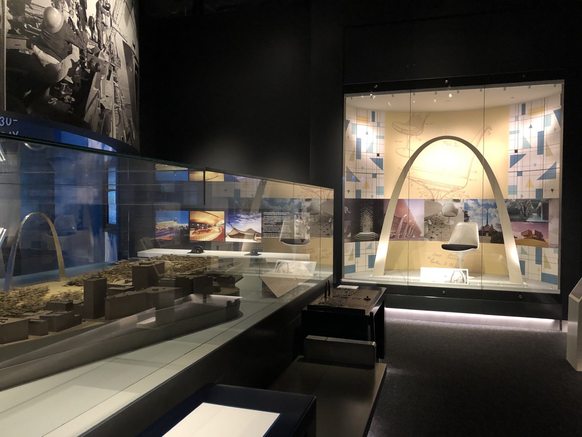 It's #NationalParkWeek and Innovation Day-the story of the design and construction of the Gateway Arch is very much a story of innovation, learn more in the Building the Arch gallery at the museum. Ranger led programs today on the theme of Innovation at 11 am and 2 pm.