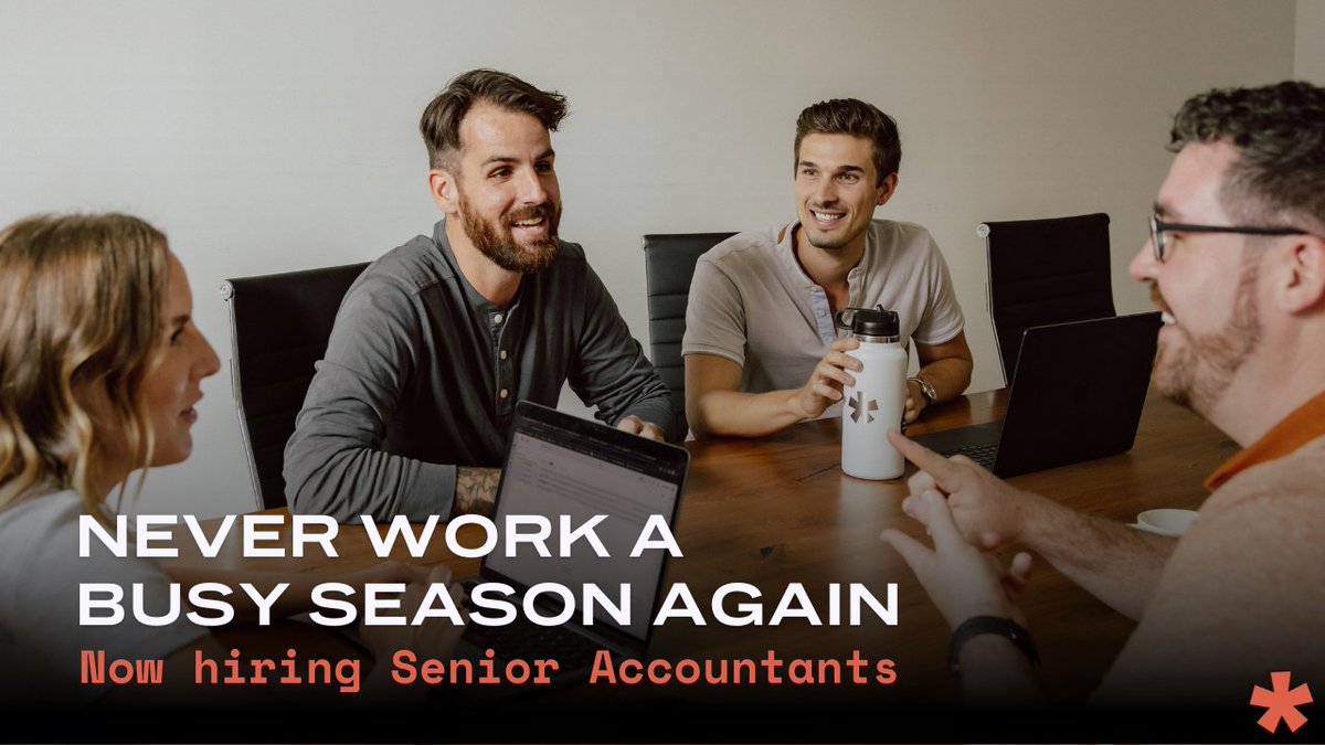 Tired of the same boring day to day?

Annoyed by crazy hours, busy season, and auditing?

Do you like client service, learning new things, and working on a fast-paced team? 

We have an opportunity for you! We're hiring! hubs.ly/Q02tNpz70