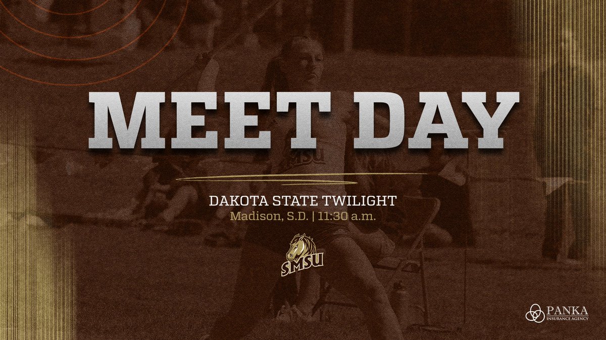 SMSU track & field competes all day at the Dakota State Twilight in Madison, S.D. #LetsRide 📺 bit.ly/49S6aci 📊 live.herostiming.com/meets/30881