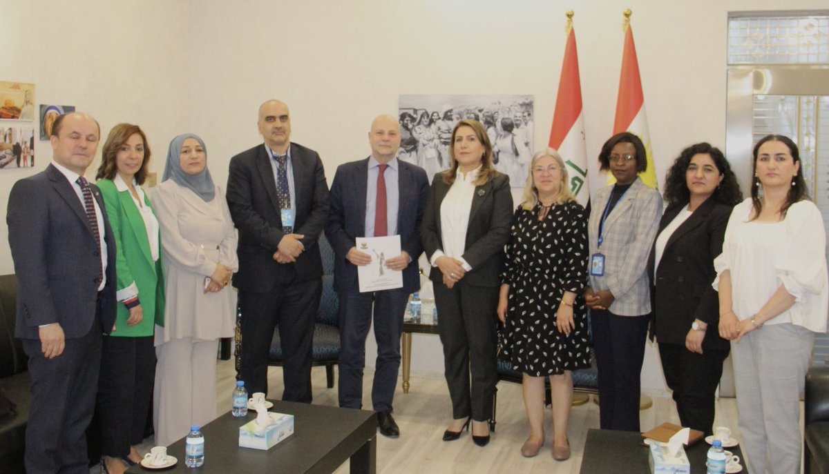 Met in Erbil with @DrKhanzad Ahmed, SG of the High Council for Women & Development @HighHcwal, and the 1325 Board. UNAMI remains committed to advancing women’s political and electoral participation and supporting the Kurdistan Regional Action Plan on resolution 1325. @UNIraq