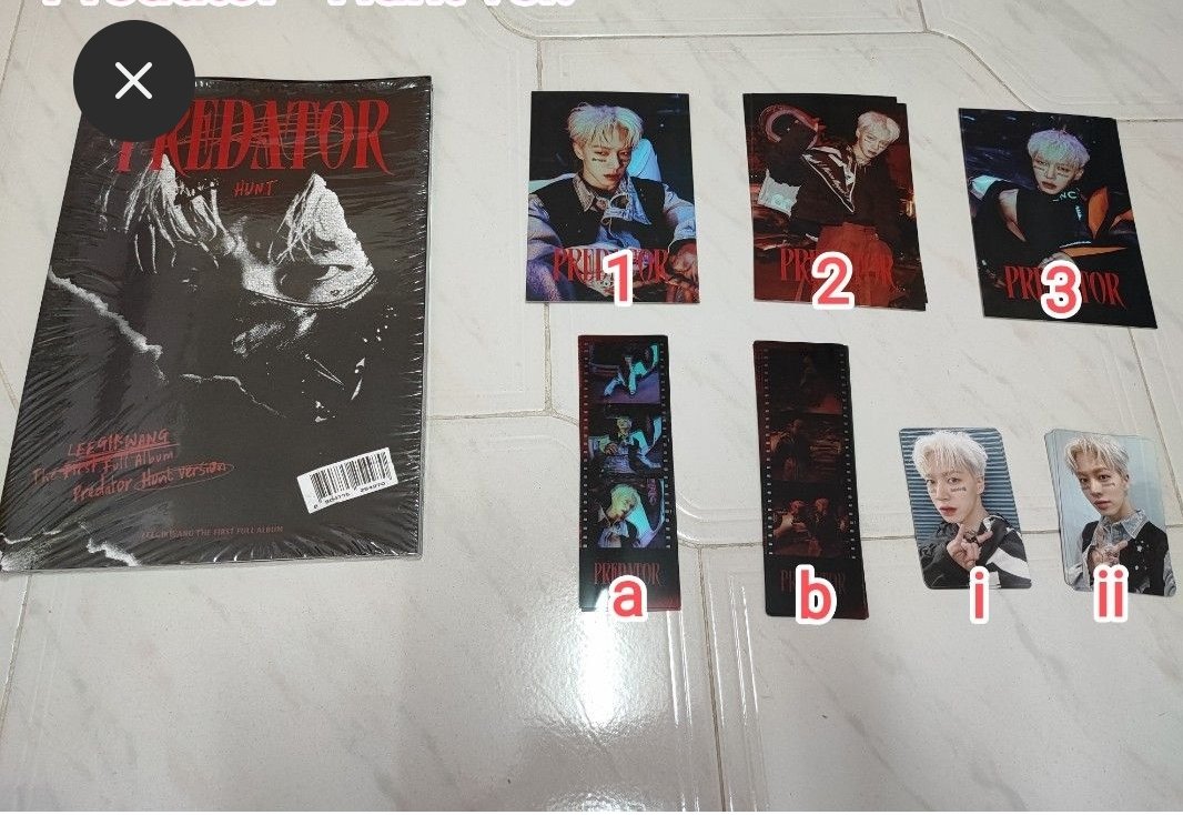 jysishien's tweet photo. Predator POB &amp; Album with full inclusion (mix and match) 

#HIGHLIGHT #LEEGIKWANG https://t.co/iRUzUInXlP