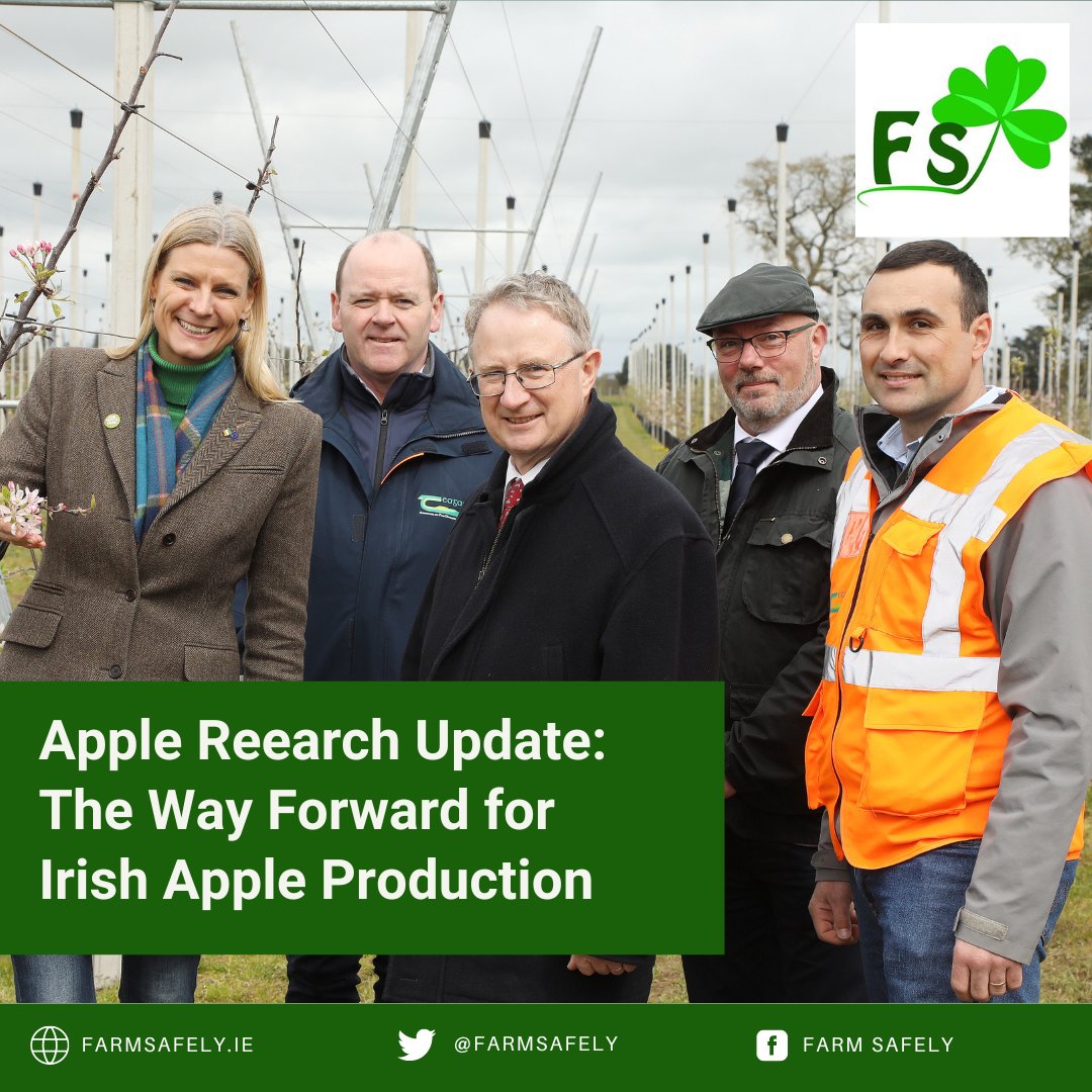 Apple Research Update: The way forward for increased Irish Apple Production

Read more: farmsafely.ie/apple-research…

#Teagasc #Apples #Appleproduction #IrishFarmers #agriculture #agribusiness