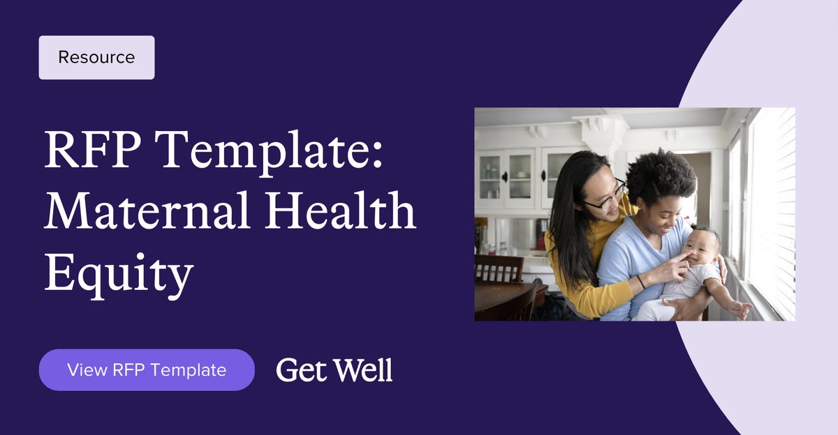 Building a Maternal Health Equity solution RFP can be daunting, so we did it for you. Ensure your solution meets the needs of your health equity programs! 

#MaternalHealthEquity #RFPTemplate

Download the RFP template: info.getwellnetwork.com/maternal-healt…