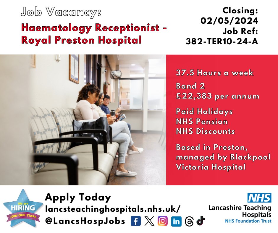 Lancashire Teaching Hospitals Jobs 💙 tweet media
