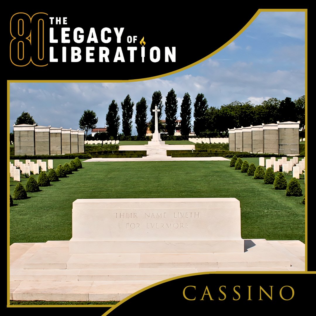 80 years ago, those who fought for the liberation of Italy referred to themselves ironically as 'D-day dodgers'.  We're taking a look at their legacy for the liberation of Europe.

Learn more about the Battle of Monte Cassino:
cwgc.org/liberation/cas…

#LegacyofLiberation