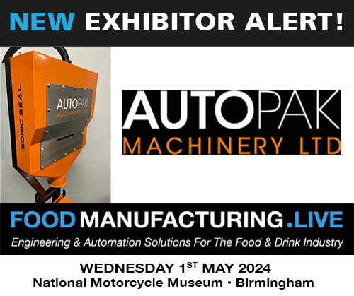 We are delighted to welcome @AutopakLTD to Food Manufacturing Live taking place at the National Motorcycle Museum on 1st May 2024. Find out more here: bit.ly/4aTxatL 
#foodmanufacturinglive #foodmanufacturing #automation #foodindustry #innovation