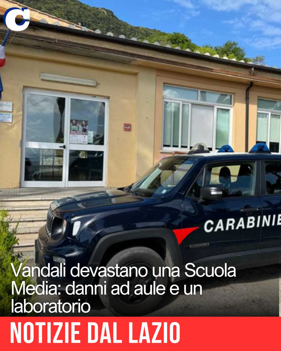 🔴 Vandali devastano una Scuola Media: distrutte le aule e un laboratorio. #Vandali #Scuola #Studenti #SanFeliceCirceo #Circeo #Latina #Carabinieri #Lazio #Indagine

🔗 ilcorrieredellacitta.com/news/cronaca/v…