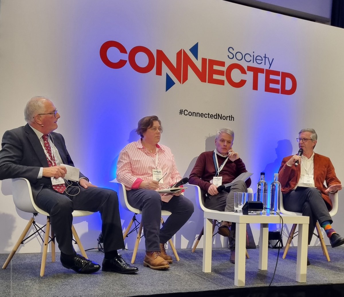 I enjoyed the #ConnectedNorth conference today. Great discussion and useful insights. @Knightsinwhites shared some insight from @wythenshawe_chg's efforts on this agenda too. You can always rely on a strong sock offering too....🧦