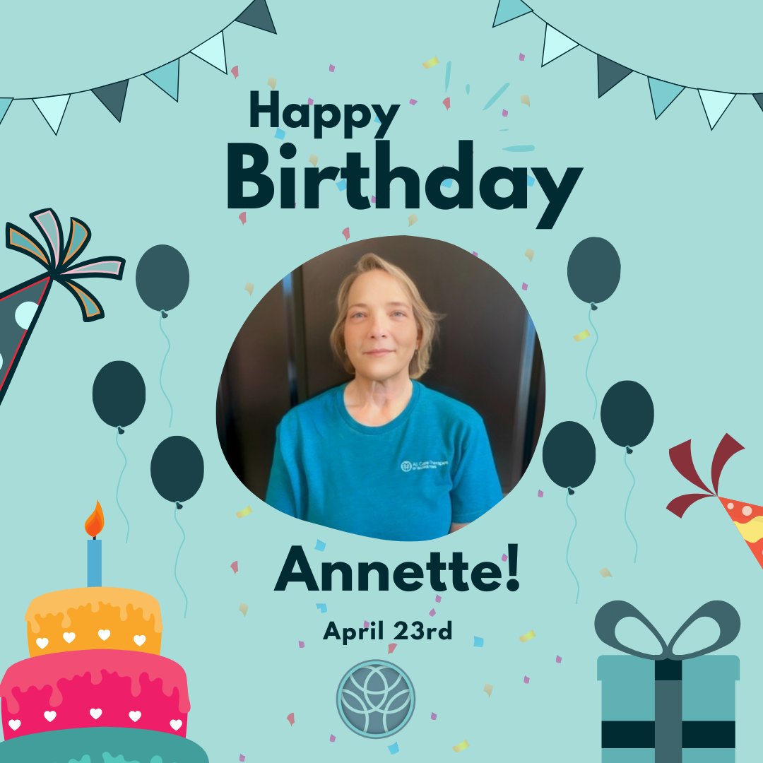 🎂 HAPPY BIRTHDAY, ANNETTE! Our front office team's fearless leader, Ms. Annette keeps our ship tight. Wishing you the best birthday!
#allcaretherapies #frontoffice #birthday