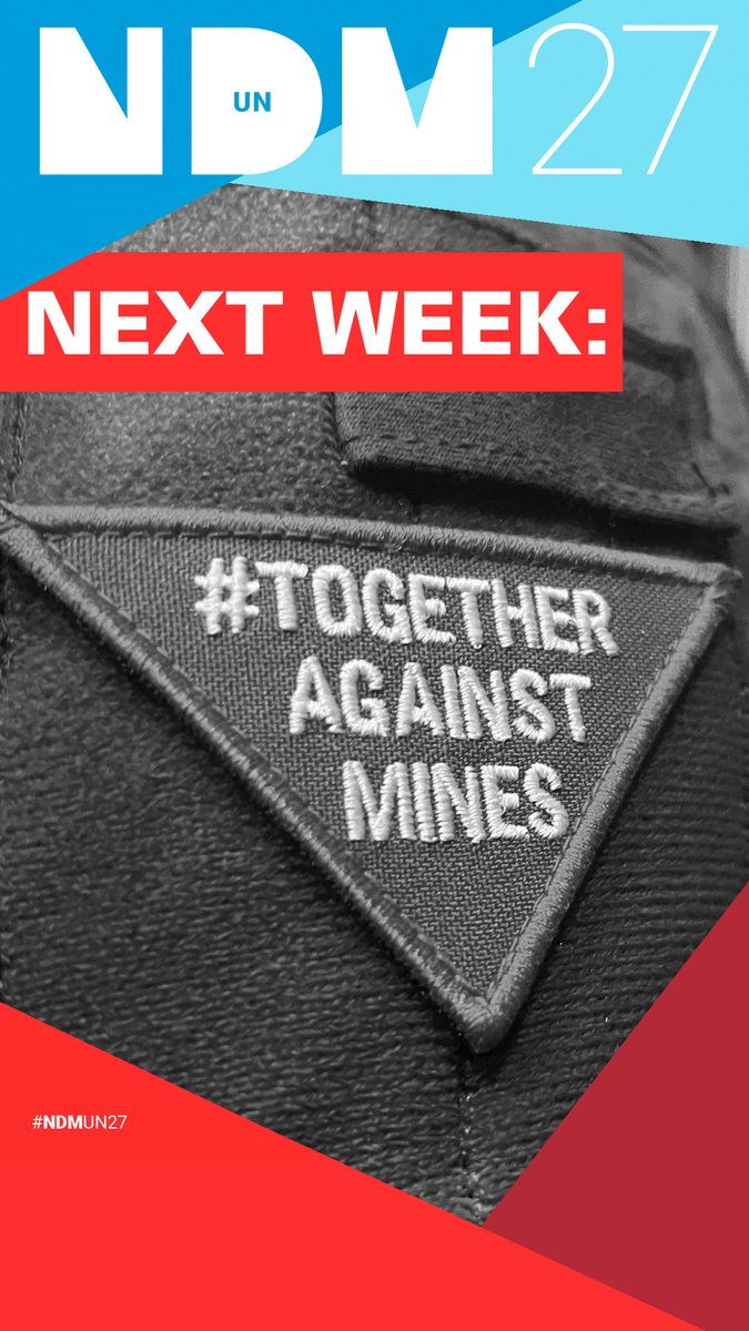 theGICHD's tweet photo. Less than a week until #NDMUN27! With @UNMAS we look forward to welcoming participants, who over 3 days will exchange views on pressing issues facing the mine action sector. Programme 👇 https://t.co/m9uZwjZV1v

This meeting is made possible by the generous support of @SwissMFA🇨🇭 https://t.co/fQfJoKoQwm