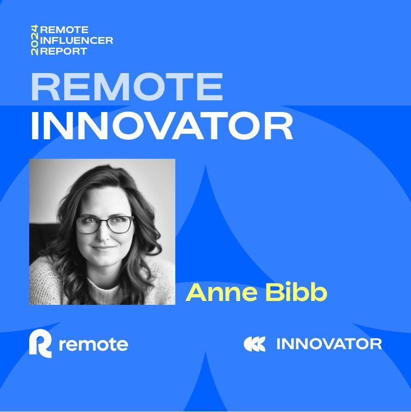 itsannekirby's tweet photo. The #RemoteInfluencerReport 🔥 is OUT
and I am blown away to be featured alongside these talented, dedicated souls who are honored as #Remote #Innovators, #Enablers, &amp; #Accelerators 🙌 

Check out the full report from @Remote &amp; THANK YOU! https://t.co/cy352biCQk

 #remotework https://t.co/6yUWIcFYjO