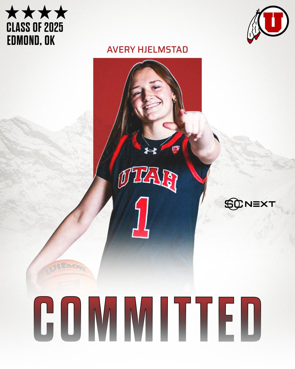 4⭐️ Avery Hjelmstad (no. 46 espnW Super 60) has committed to Utah‼️ #GoUtes @AveryHjelmstad | @UTAHWBB