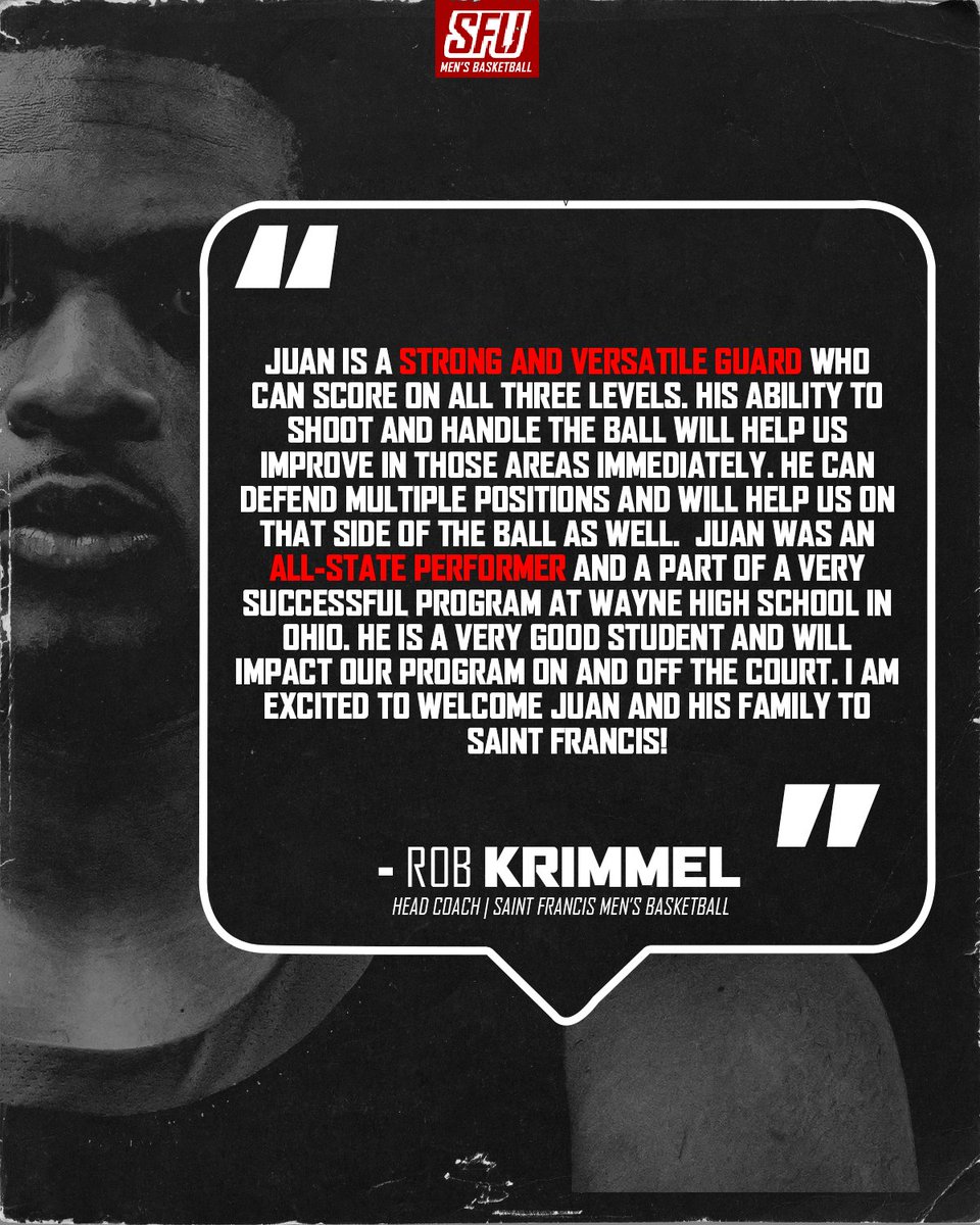 Saint Francis Men’s Basketball tweet media