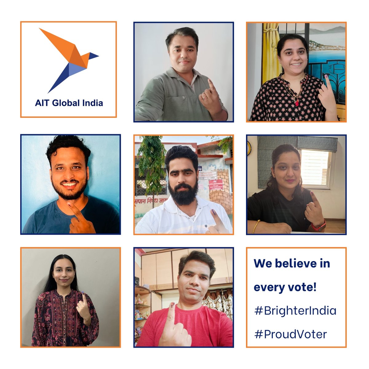 AITGlobalIndia's tweet photo. At @AITGlobalIndia, we believe in the power of every vote. We hope you all have done your part in shaping the future of our beautiful country.
#election2024 #voting #politics #loksabha #vote #brightfuture #aitians #nagpur #india #maharashtra #indiavotes #votings #loksabhavotes https://t.co/hvNOrKlAxo