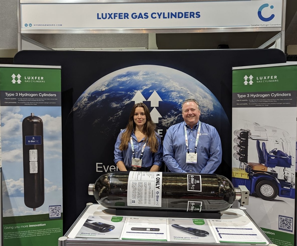 We are exhibiting at this year’s Canadian Hydrogen Convention in Edmonton! Stop by booth #69 where our team members are eager to connect and discuss your hydrogen needs. 

#CanadianHydrogenConvention #Luxfer #Hydrogen