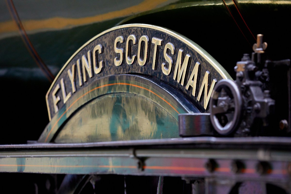 RailwayMuseum's tweet photo. Today marks 100 years since the naming of Flying Scotsman! 

Don’t forget you can still see the world-famous steam locomotive on display at the museum until summer 👀

📸 ©Science Museum Group https://t.co/kJyX1DtuLH