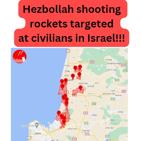 Hi world, I understand that you don't care, that I could have been d*ad by now, because Hezbollah is trying to m*rder us, shooting rockets at us every day. These rockets today were 15-20 minutes drive from my home. It's a holiday. I wanted to go out with my kids, to have a walk,