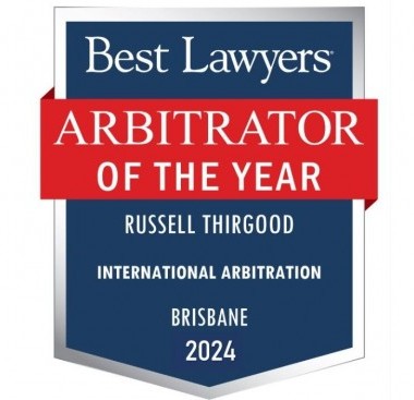 Congratulations to Arbitra International member, Russell Thirgood who has been recognised by Best Lawyers #2024 as #Arbitrator of the Year!