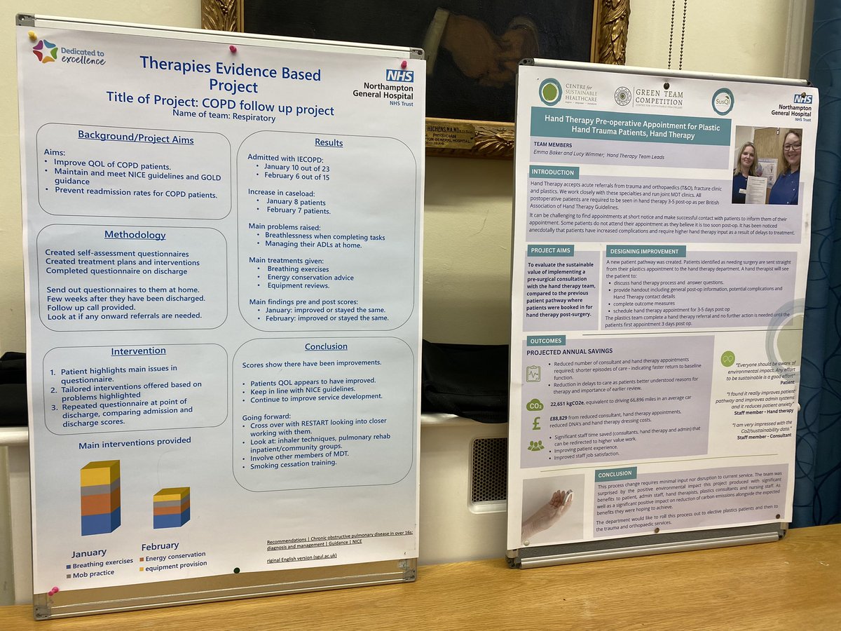 So inspired by the Therapies Evidence based Projects Showcase afternoon @NGHnhstrust. Lots of great work and opportunities to learn and collaborate. Huge well done to the @NGHTherapies team 👏🏻👏🏻