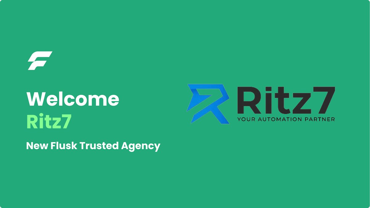 We are thrilled to announce our new partnership with Ritz7 Automations 🚀

One more agency has been onboarded with Flusk, and that brings us one step closer to securing the entire ecosystem ⚡️

Glad to have you onboard 🔐