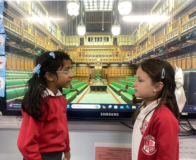 In Year 1 today they had a debate about whether 'playground should be used for more lessons'. They had fun role playing being inside of the parliament and making new rules.
@Aaronlionlearn @LionAcTrust 
#primaryeducation #lionpathways #lovelearning  #motivatedlearning
