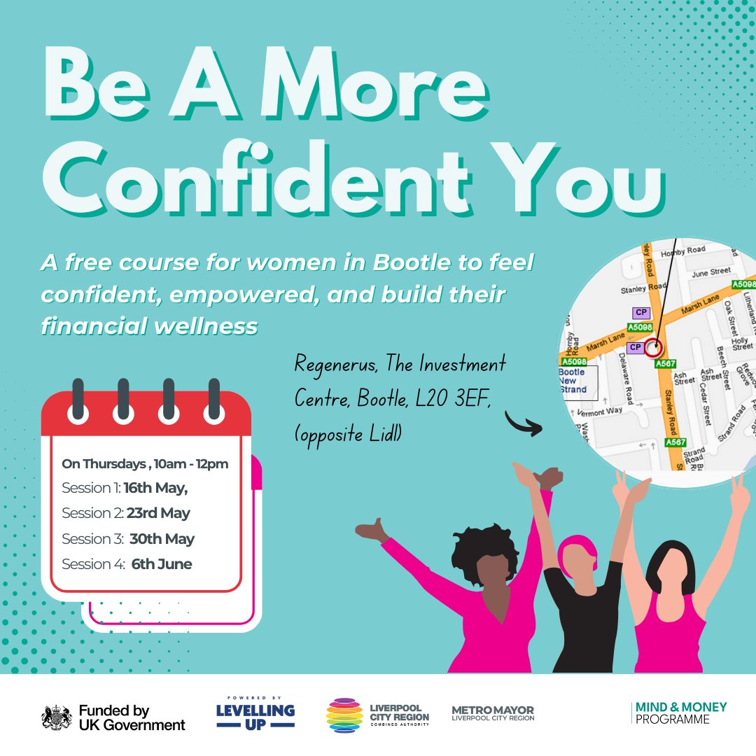 MindAndMoneyLCR's tweet photo. We're coming to #Bootle! Our #ConfidenceProgramme is for women who want to:
- ๐จ๐๐ฉ ๐๐ค๐ช๐ฃ๐๐๐ง๐๐๐จ โจ
- ๐๐ ๐ข๐ค๐ง๐ ๐๐จ๐จ๐๐ง๐ฉ๐๐ซ๐ โจ
- ๐๐๐๐ก ๐๐ฃ ๐๐ค๐ฃ๐ฉ๐ง๐ค๐ก ๐ค๐ ๐ฉ๐๐๐๐ง ๐ข๐ค๐ฃ๐๐ฎ โจ
Find out more and grab a spot now ๐
https://t.co/F5zfVOk46m https://t.co/iT5hpq291y