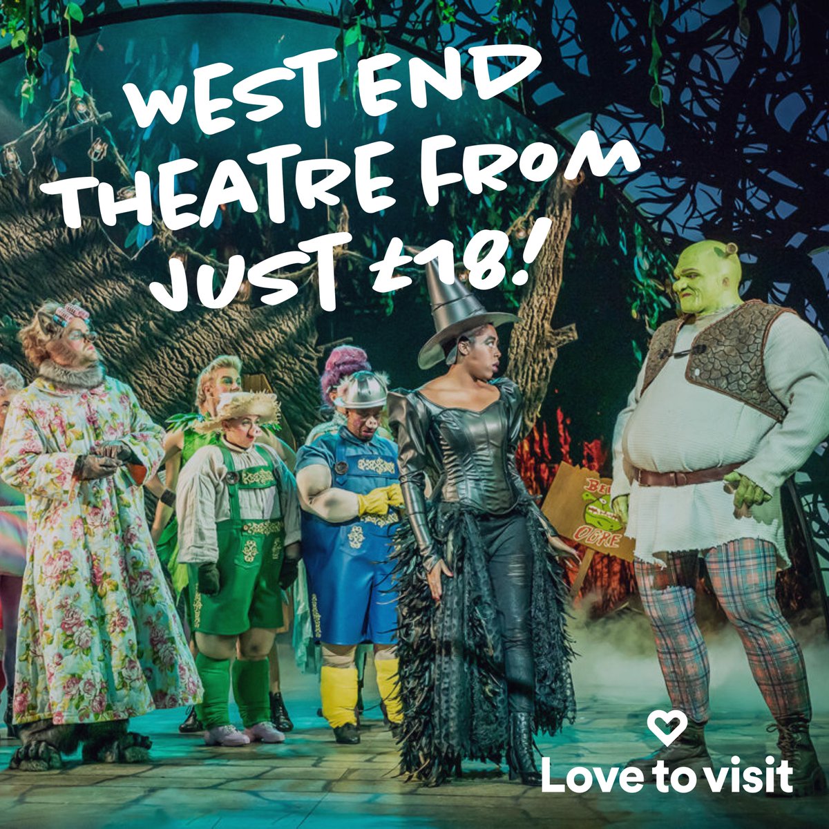 West End Theatre Shows starting from Just £18! Dive into the magic of West End theatres with award-winning shows like Stranger Things, Shrek the Musical, Sister Act, Two Strangers, and more, starting from just £18! 😍 🌐lovetovisit.com/uk-promotions