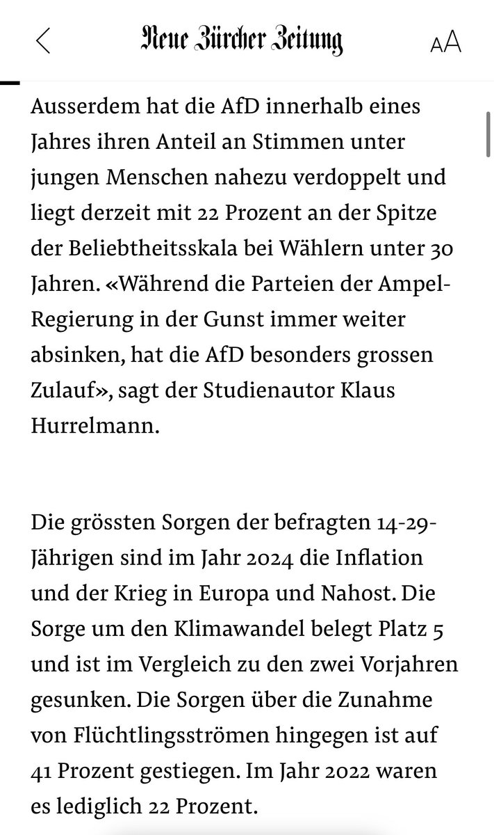 In deutschen Talkshows werden einem unentwegt Klima-Carlas als Repräsentanten der jungen Generation gezeigt. Tatsächlich ist die Jugend politisch nach rechts gerückt – und sorgt sich vor dem steten Zustrom an Asylbewerbern.