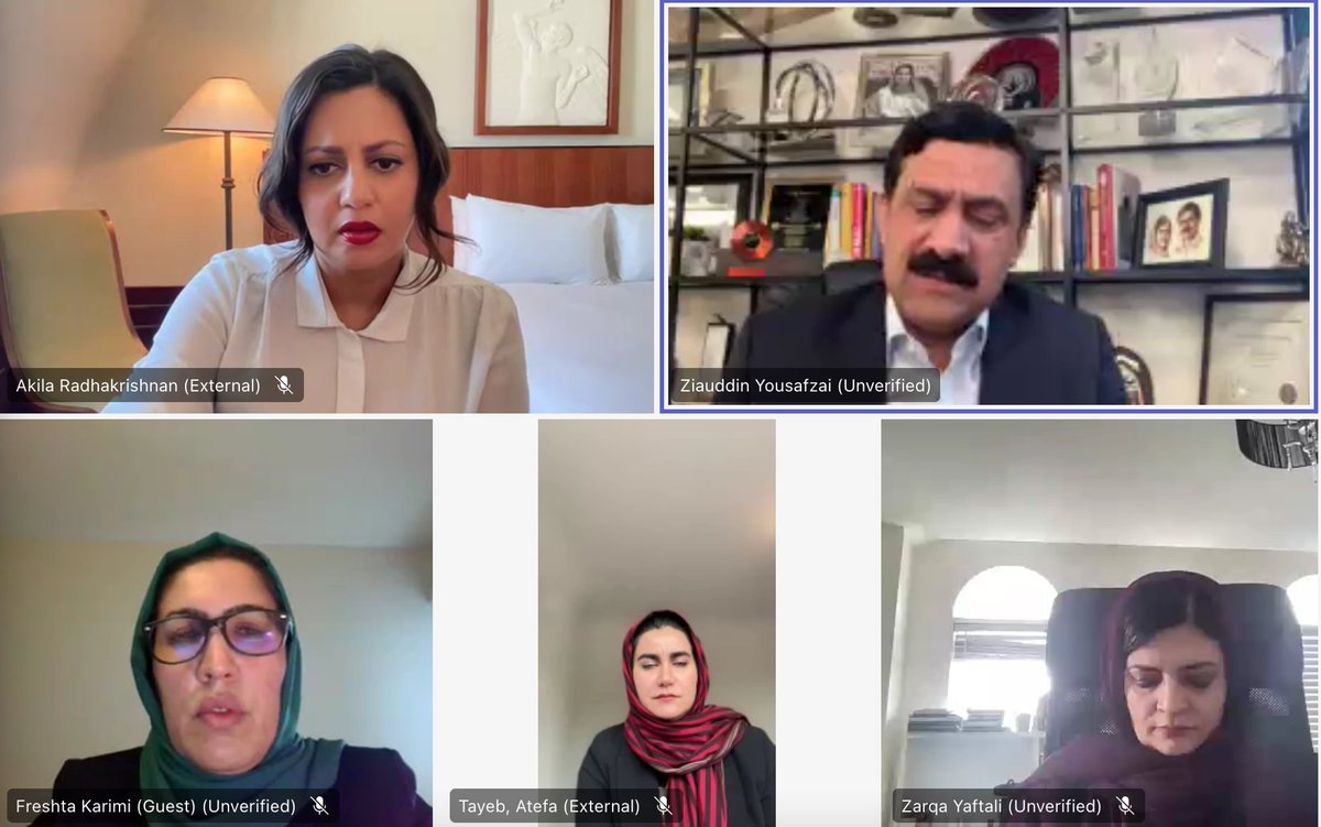 @akila_rad @SLPJustice @AtlanticCouncil @ZiauddinY @MalalaFund 🗣️ @ZiauddinY: “But there is hope, Afghan women’s rights activists inside & outside #Afghanistan have led this campaign & champion the cause of women’s rights. My salute to all women activists, raising their voices for human rights & saying no to #GenderApartheid in Afghanistan.”