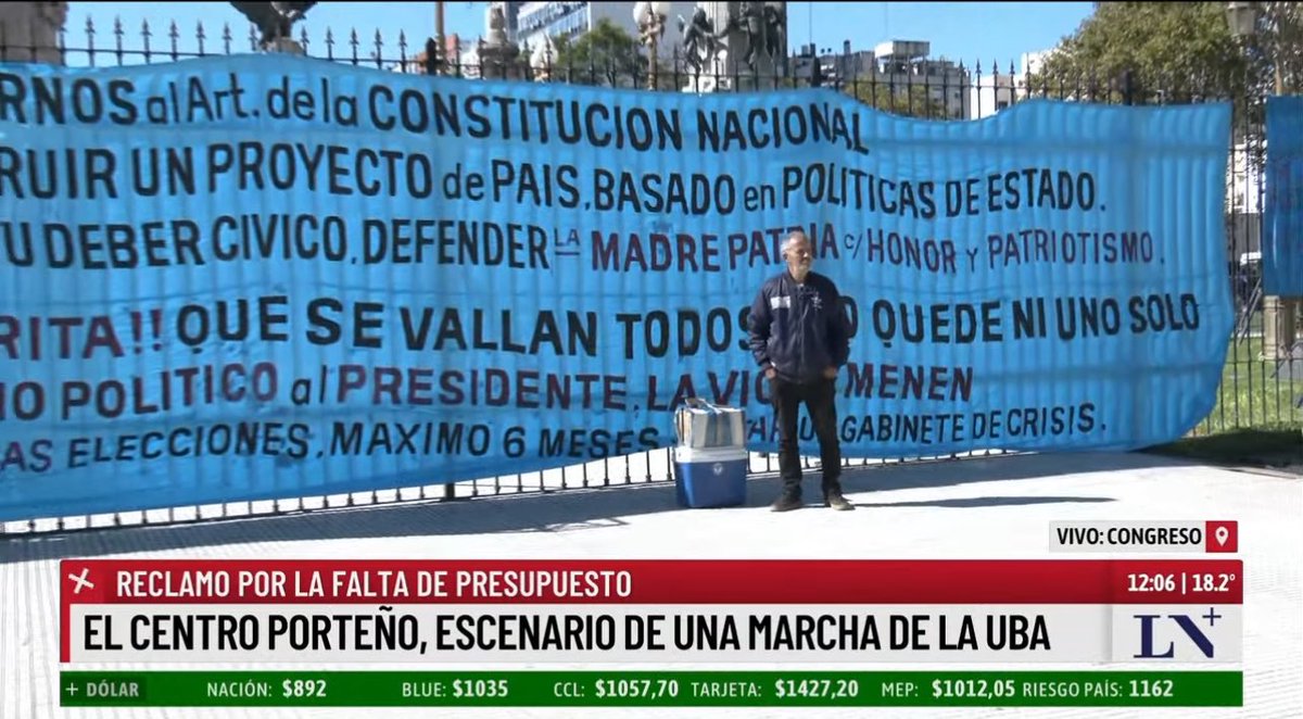 therealbuni's tweet photo. Arranco tranqui la marcha https://t.co/4rheBmpfEw