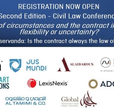 Second Edition - Civil Law Conference: Change of circumstances and the contract in civil law: flexibility or uncertainty?

Co-chaired by Lara Hammoud and Carine Dupeyron.

arbitra.co.uk/images/uploads…