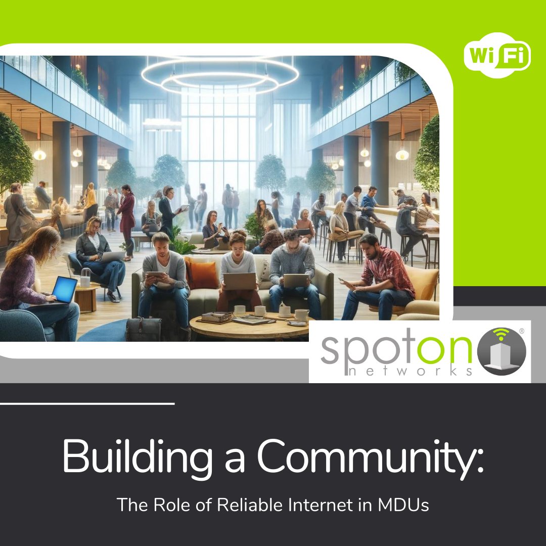 Community thrives on connectivity. Discover the pivotal role of reliable internet in MDUs and how Spot On Networks is at the heart of building connected communities. #BuildingCommunity #ReliableInternet #MDULiving #ConnectedWorld #SpotOnNetworks

spotonnetworks.com/building-a-com…