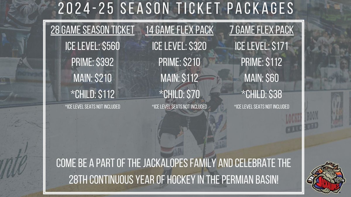 LetsGoJacks's tweet photo. HAVE YOU SECURED YOUR SEASON TICKETS YET? There's no better time than now! Use the link below to ensure that YOU are a part of the Jacks family! #LetsGoJacks
https://t.co/vtgZ5eCT4w https://t.co/5eggVVAnA4